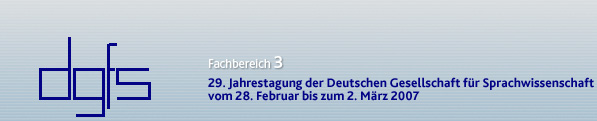 DGfS 2007