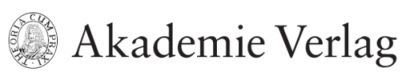 Logo Akademie Verlag