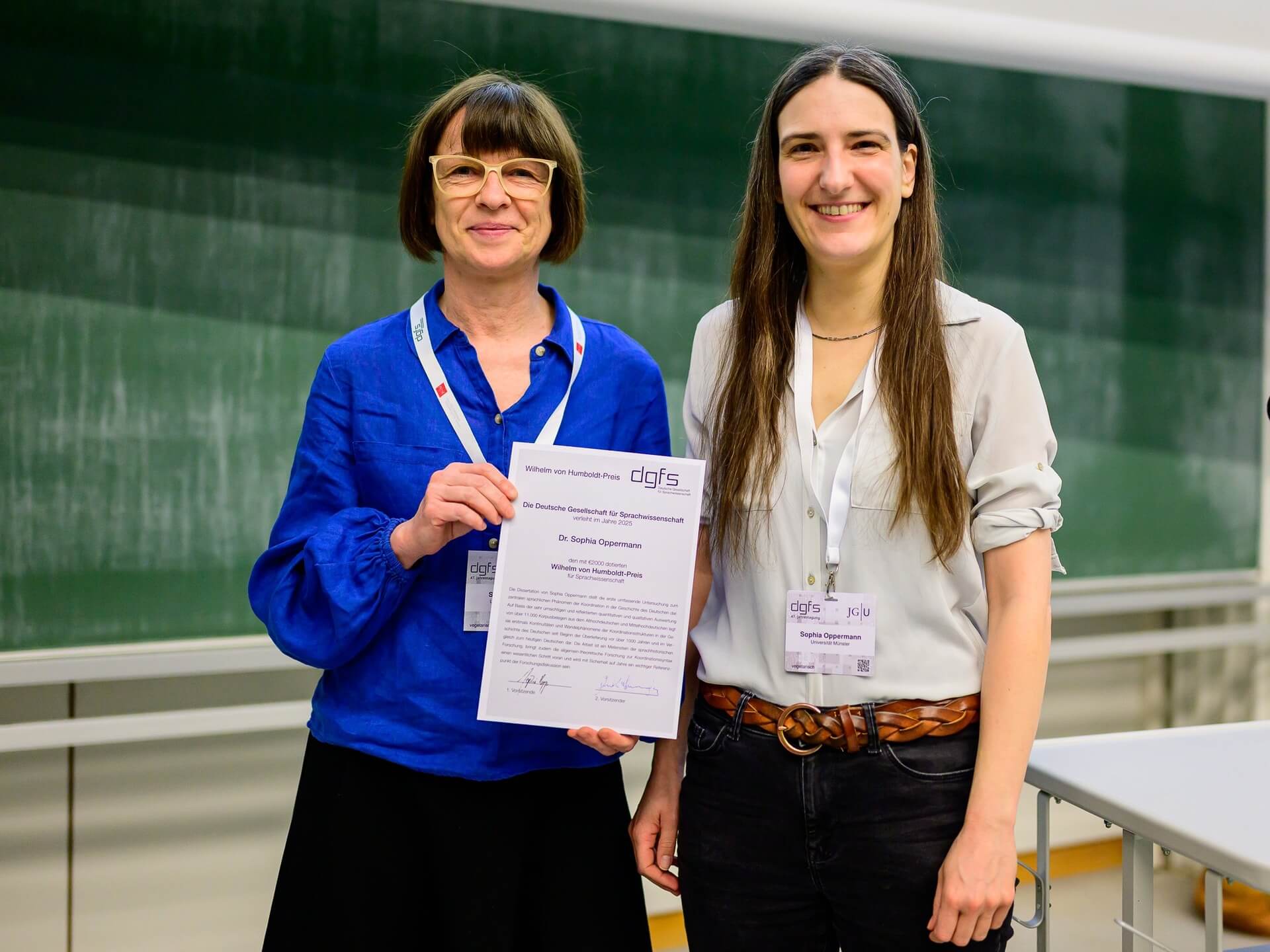 DGfS - Wilhelm von Humboldt-Preis - 2025 Sophia Oppermann